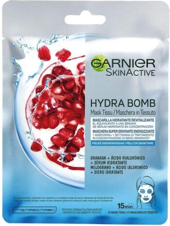 GARNIER HYDRA BOMB Maschera in Tessuto Super Idratante Energizzante per pelli da dissetare