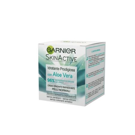 GARNIER Garnier Idratante prodigiosa con aloe vera crema viso idratante rinfrescante pelli normali 50 ml