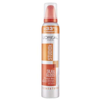 L'Oréal STUDIO LINE SILK & GLOSS MOUSSE RICCI ANTI CRESPO 150 ML