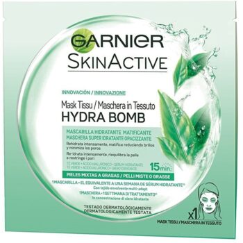 GARNIER HYDRA BOMB Maschera in Tessuto Super Idratante Opacizzante per pelli miste o grasse