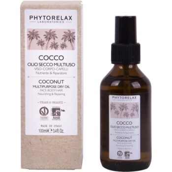 PHYTORELAX - COCCO OLIO SECCO MULTIUSO - VISO - CORPO - CAPELLI - NUTRIENTE & RIPARATORE 100 ml