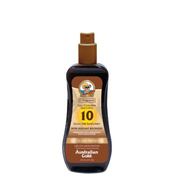 AUSTRALIAN GOLD SPF 10 SPRAY GEL CON BRONZER 237ml