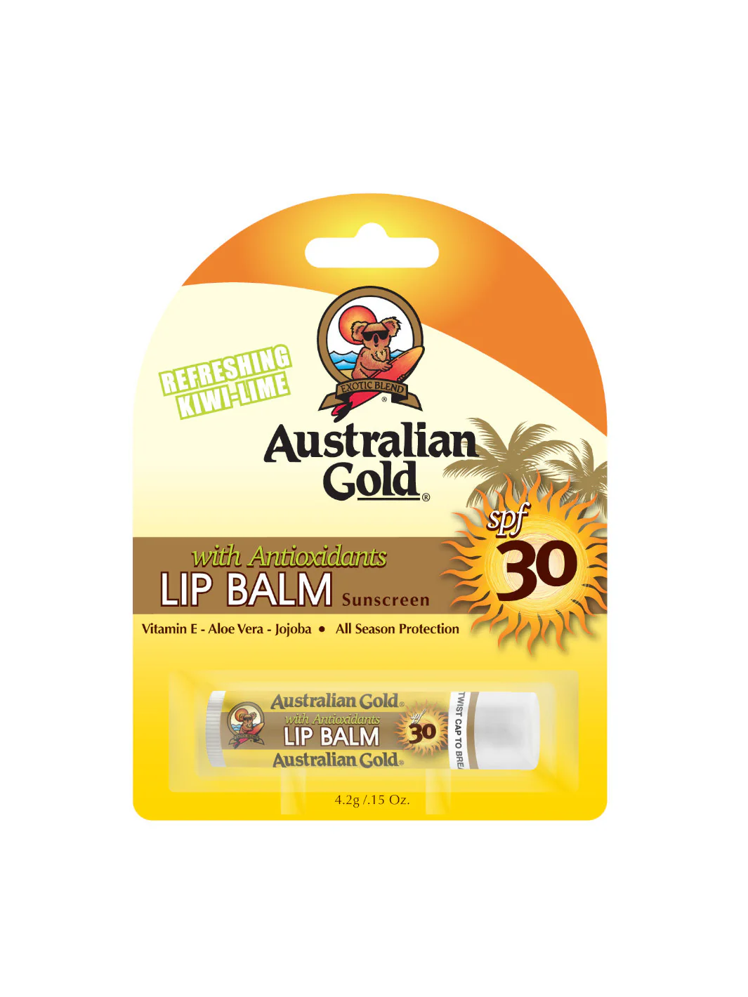 AUSTRALIAN GOLD SPF 30 LIP BALM BLISTER 4,2 gr.