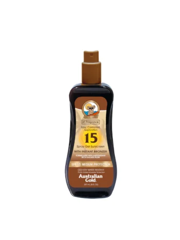 AUSTRALIAN GOLD SPF 15 Instant Bronzer Spray Gel Sunscreen 100 ml