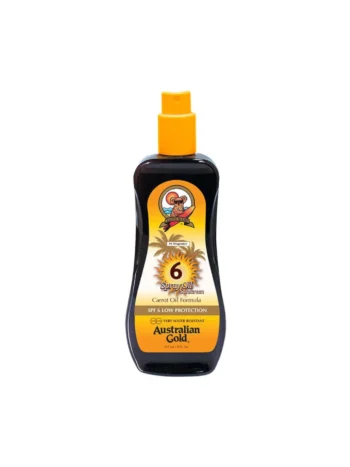 AUSTRALIAN GOLD SPF 6 SPRAY OIL CON CARROT 237ml