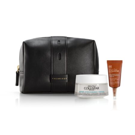 Collistar – AQUAGEL ACIDO IALURONICO NEW 50ml + CONTORNO OCCHI ACIDO IALURONICO+PEPTIDI 5ml + Beauty-bag nera THE BRIDGE