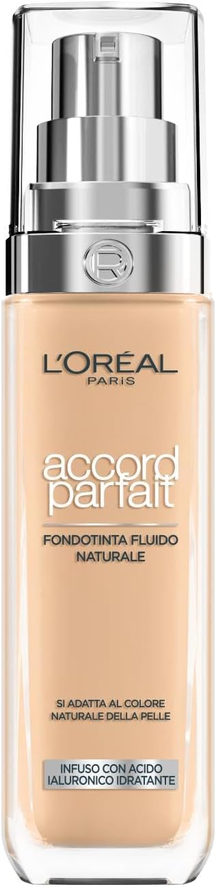 L'Oréal Paris Fondotinta Liquido Incarnato Accord Parfait